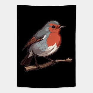 Red Robin Bird Tapestry