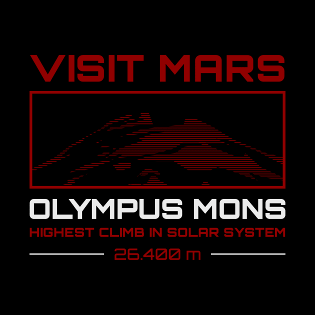 Visit Mars Olympus Mons by digitalage