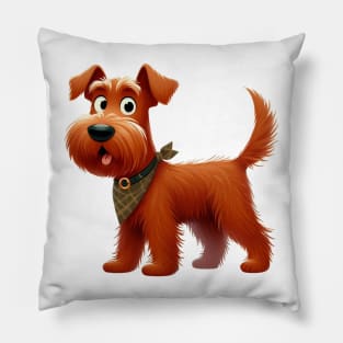 Cute Irish Terrier Pillow