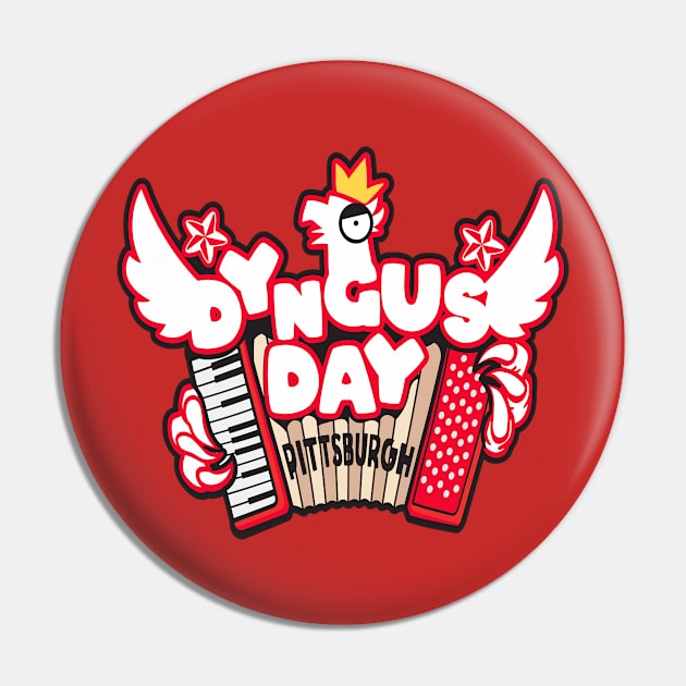 Pittsburgh Dyngus Day Pin by DeepDiveThreads