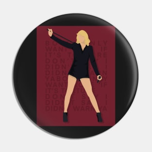 Blank Space Poster Print Pin