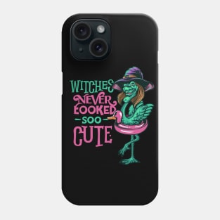 Flamingo Witch - Witches Never Looked So Cute Phone Case