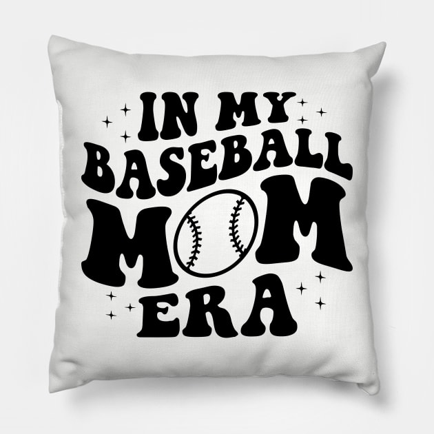 Baseball mom era Pillow by Red Bayou