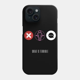 NOT MY TYPE (Dark) Phone Case