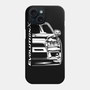 Lancer Evolution X (White Print) Phone Case