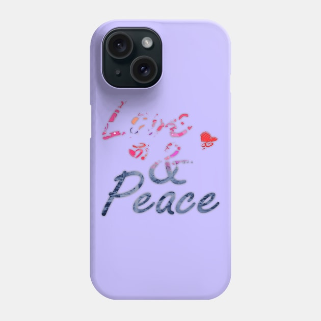 Love and Peace Phone Case by madmonkey