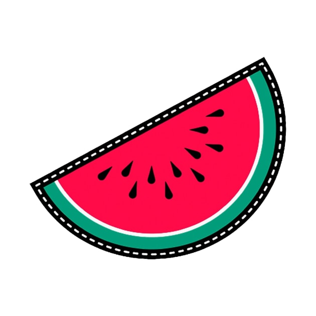 Watermelon Tropical Fruit by RainasArt