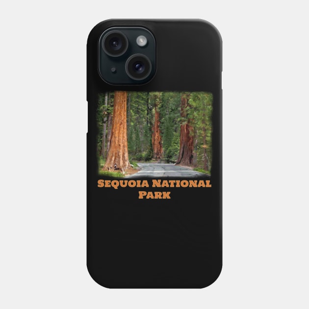 Sequoia National Park - Kings Canyon California Redwood trees Phone Case by jdunster