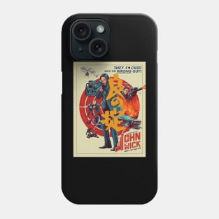 John Wick The Golden  Japanese poster Phone Case