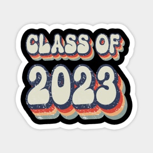 Class of 2023 Graduate Vintage Style Font Magnet