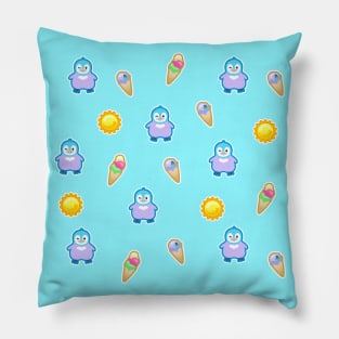 Sunny penguin pattern Pillow