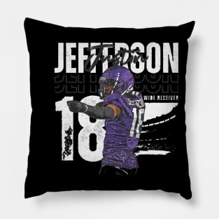 Justin Jefferson Minnesota Player Name Pillow