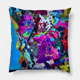 Colors of ephemeral art I / Swiss Artwork Photography Pillow