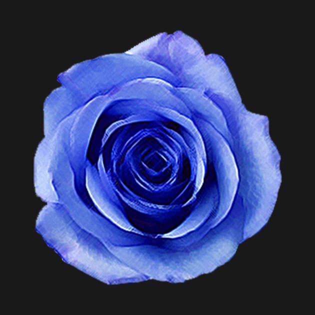 Blue Rose by H's Tee Shop