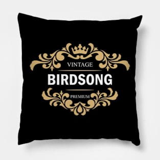 Birdsong Name Pillow