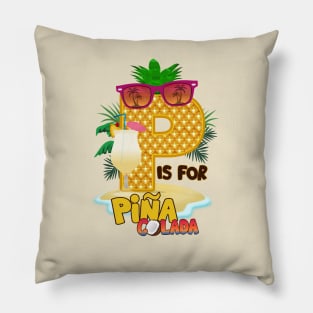 P is for Piña Colada Pillow