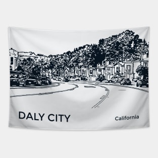 Daly City California Tapestry