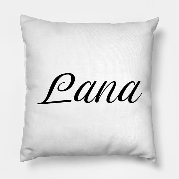 Name Lana Pillow by gulden