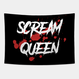 Scream Queen Horror Movie Fanatic Tapestry