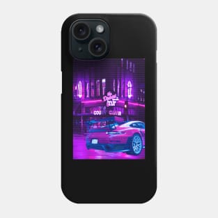 Car City Neon Synthwave Phone Case