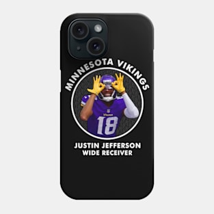 JUSTIN JEFFERSON - WR - MINNESOTA VIKINGS Phone Case