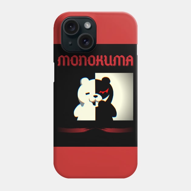 Monokuma: Danganronpa Phone Case by TheMochiLife