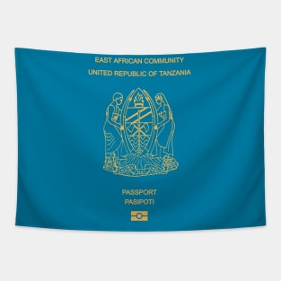 Tanzania passport Tapestry