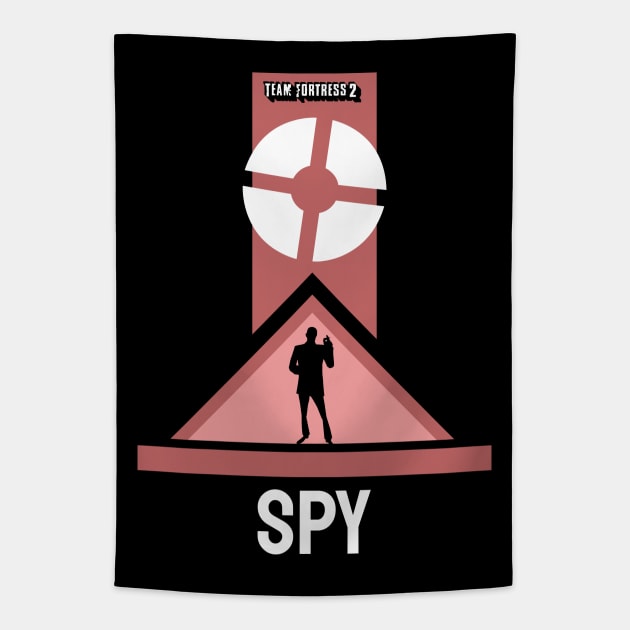 Spy Team Fortress 2 Tapestry by mrcatguys