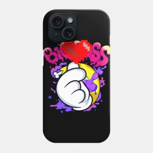 Dope big love hand gesture drawing Phone Case