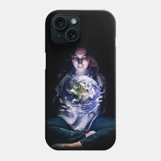 Earth in our hands Phone Case