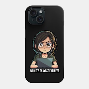 World's Okayest Engineer v4 Phone Case