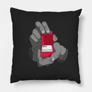 Lets’s escape together proposal Pillow