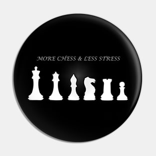 Chess Slogan - More Chess 1 Pin