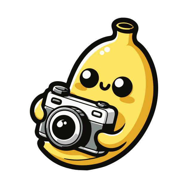 Banana-rama Photography - Cute banana taking picture by MasutaroOracle