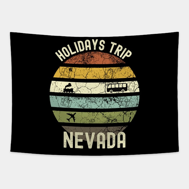 Holidays Trip To Nevada, Family Trip To Nevada, Road Trip to Nevada, Family Reunion in Nevada, Holidays in Nevada, Vacation in Nevada Tapestry by DivShot 