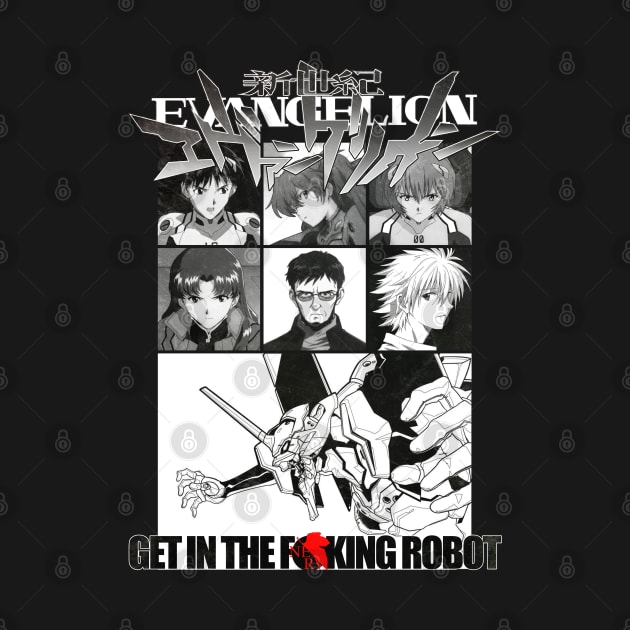 Evangelion - Get in the F* Robot! by Magia