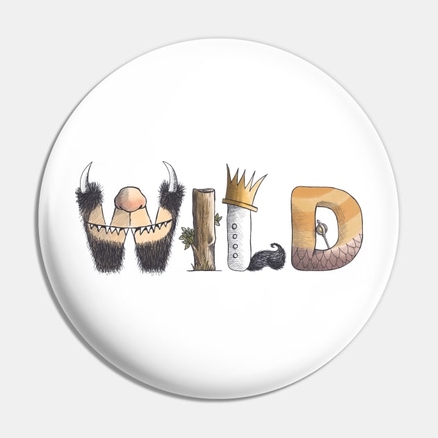 Where the wild things are typography Pin by garethrowson