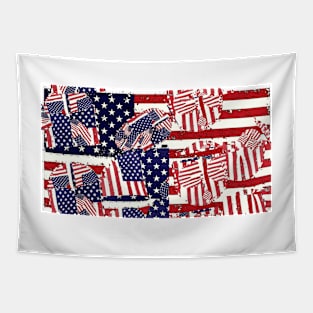 Stars and Stripes pattern Tapestry