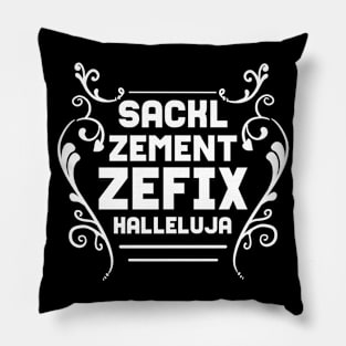 Oktoberfest Swearing - For Beer Lovers Pillow