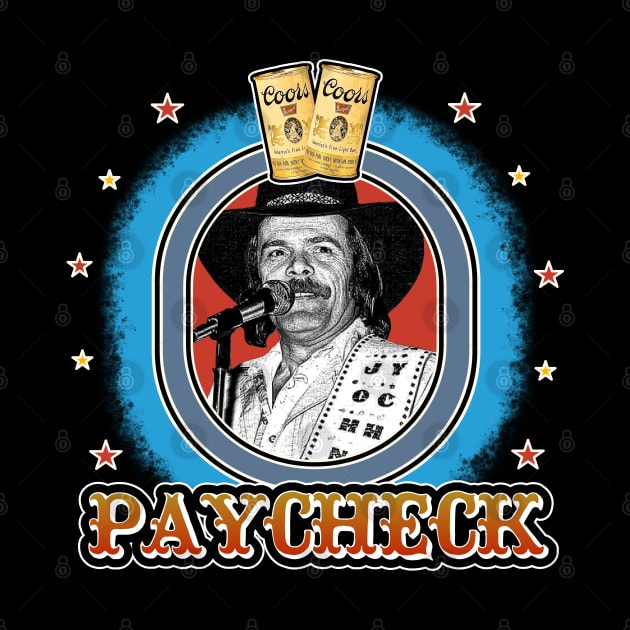 Retro Tour Style Johnny Paycheck by darklordpug