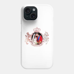 Royal Wedding Kiss, Will+Kate 2011 Rose Gold Phone Case