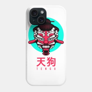 Tengu mask Phone Case