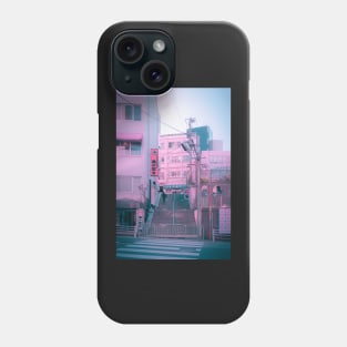 Vaporwave Aesthetic Tokyo Pink Japan Citypop lofi moody vibe Phone Case