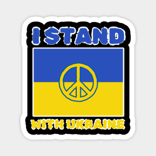 I Stand With Ulraine Magnet