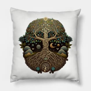 Tree of Life - Designs for a Green Future Pillow