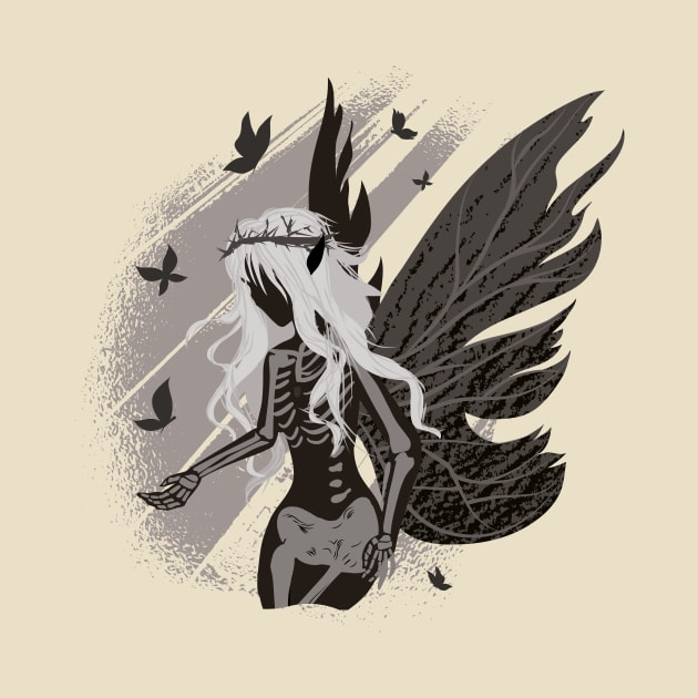 Fairycore - Grunge Dark Fairy by Anonic