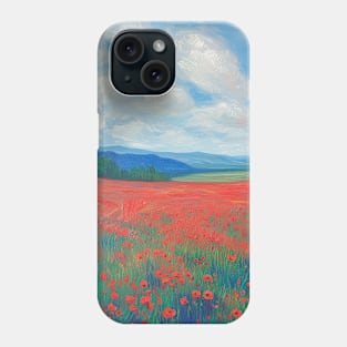 Poppy Field Phone Case