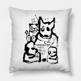 family portrait Pillow