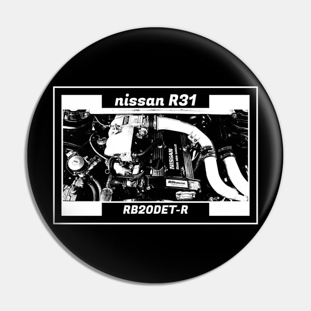 NISSAN SKYLINE GTS R31 ENGINE (Black Version) Pin by Cero