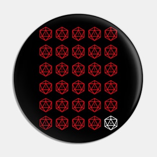 It Gets Better D20 Dice Tabletop RPG Pin